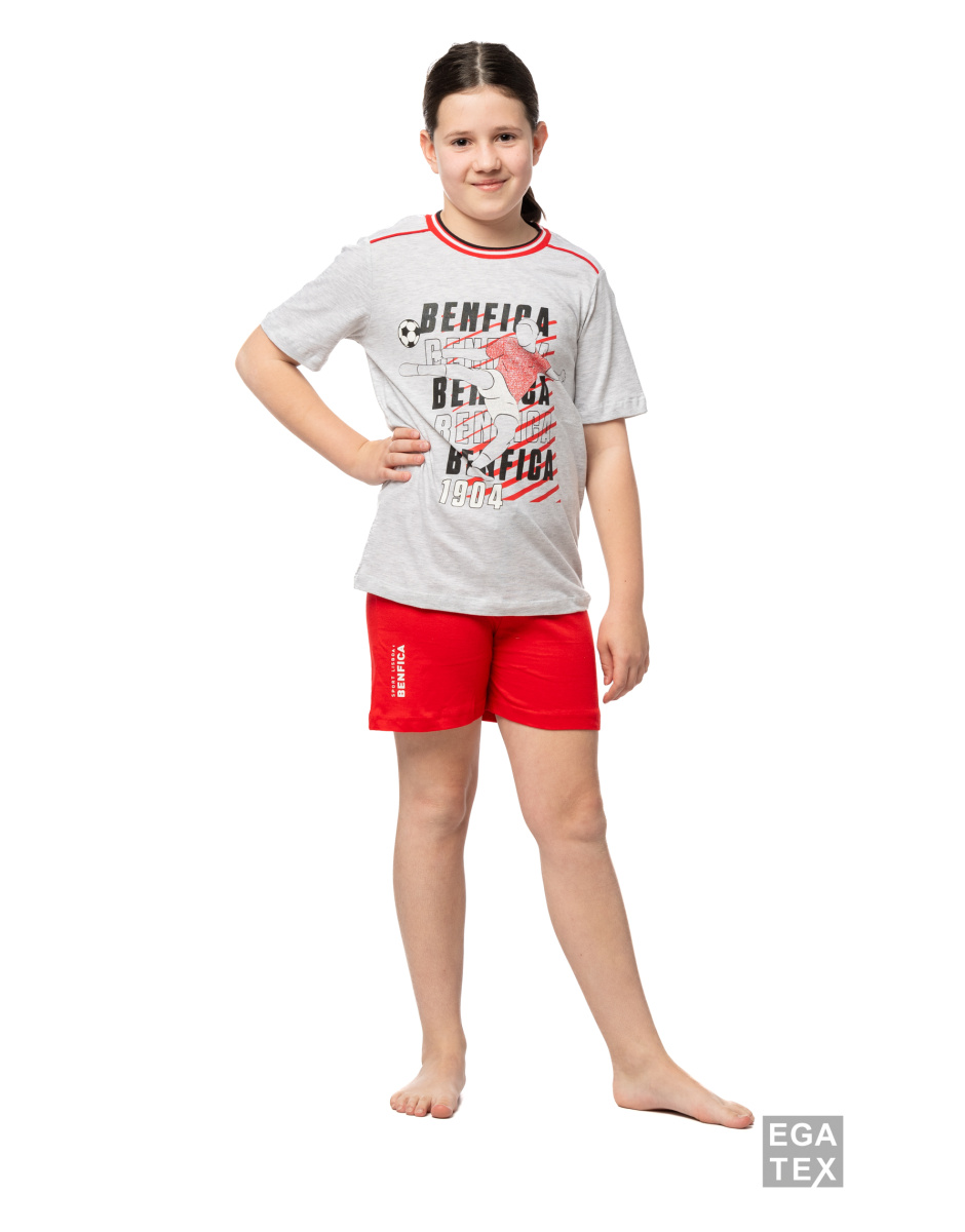 SL Benfica pijama calções infantil