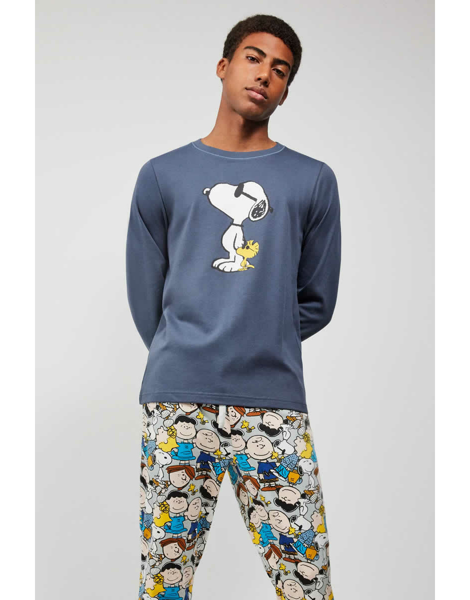 Pijama Homem Snoopy