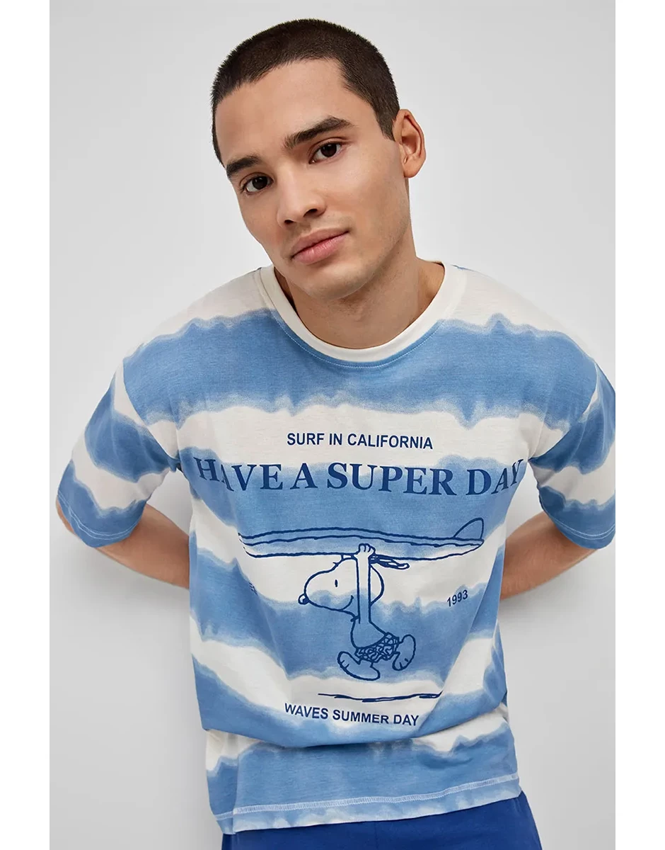 Pijama Homem Snoopy algodão