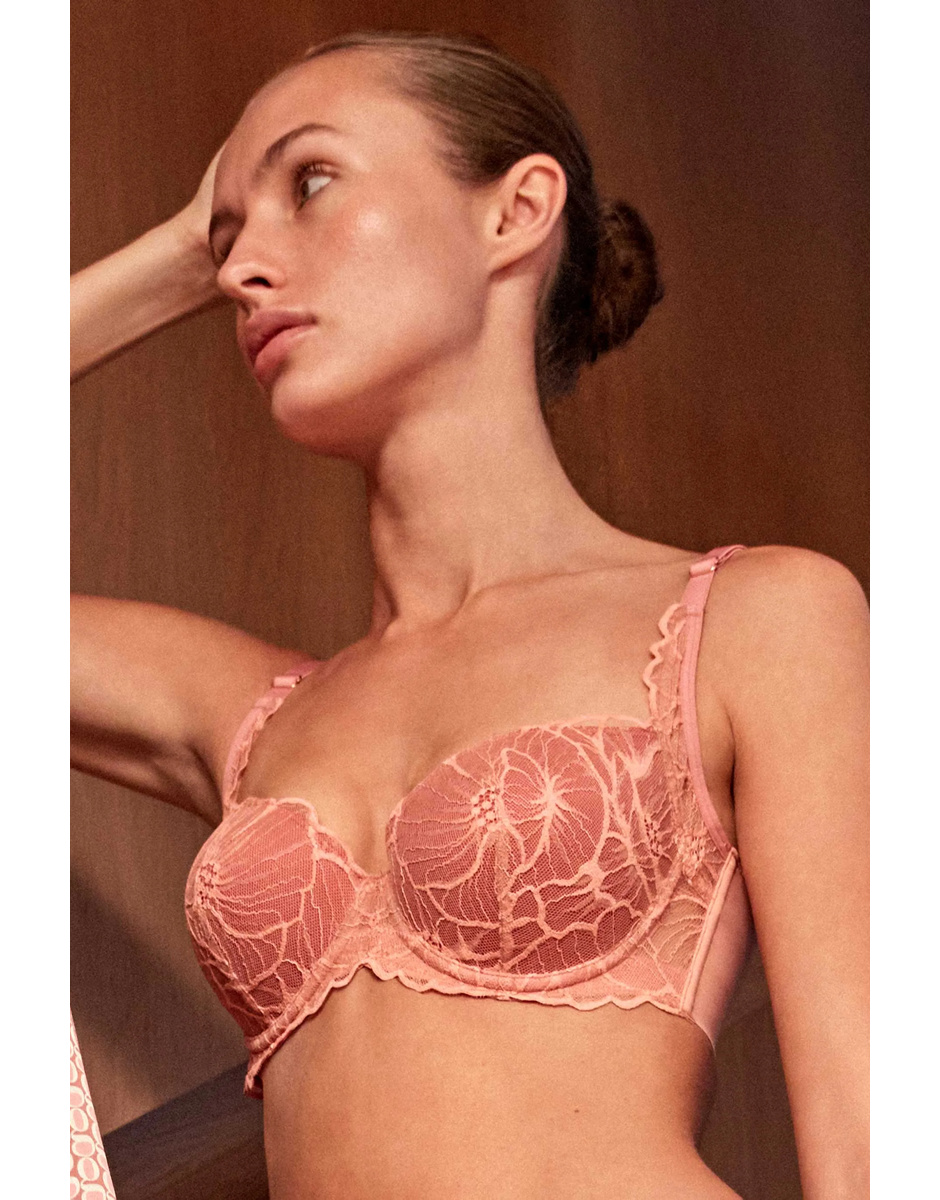 Soutien redutor renda floral