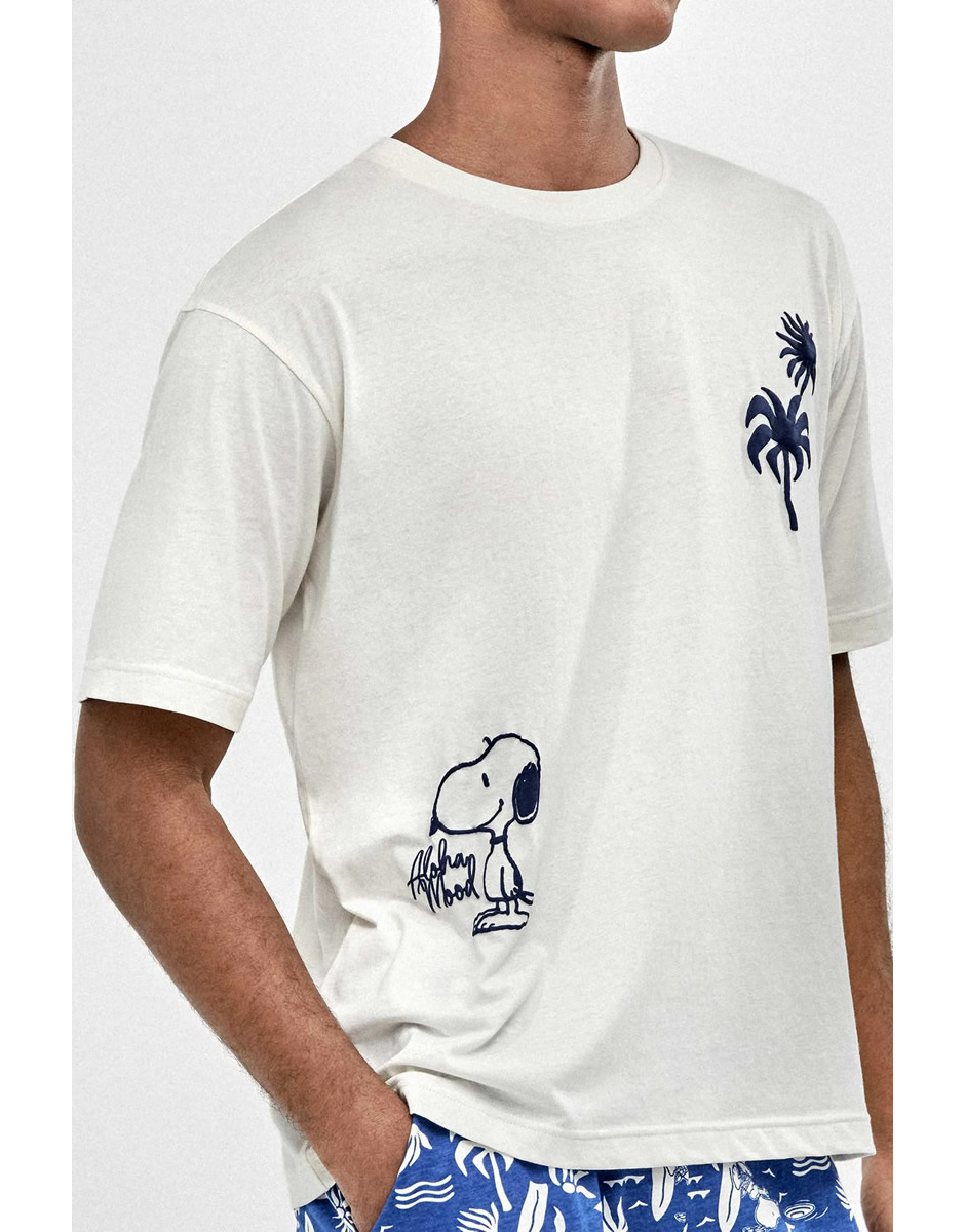 Pijama Homem estampado Snoopy